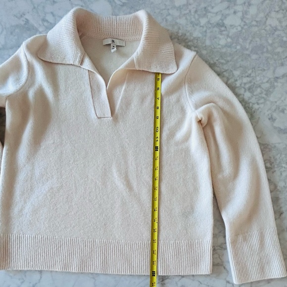 Banana Republic Cashmere ivory sweater medium - Picture 4 of 7